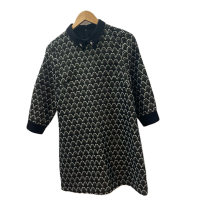 Sister Jane Womens Dress Size S Black  / Gold / Pattern / White 