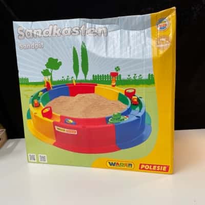 Sandkasten Sandpit Complete Pre-owned. Click and Collect only 