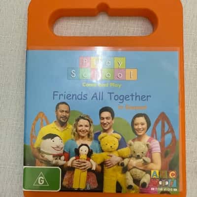 Play School: Friends All Together in Concert" Region 4 DVD.  It is an interactive DVD featuring songs, activities, and stories designed for children. În good condition(B27)