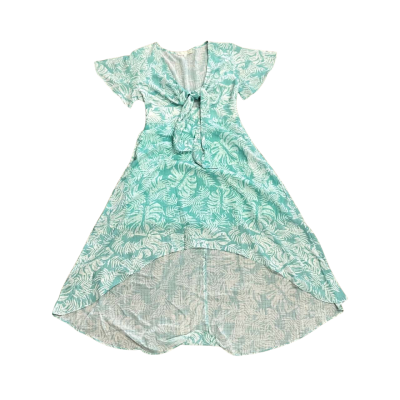 House of Sienna Green Pattern Mini Dress Size 8