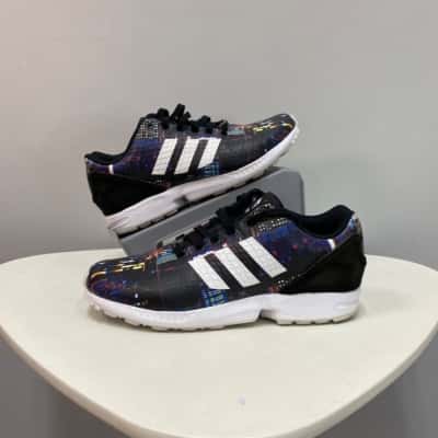 Adidas ZX Flux Torsion Mens  Size 8 Sneakers / Trainers Black  / Multicoloured / White 