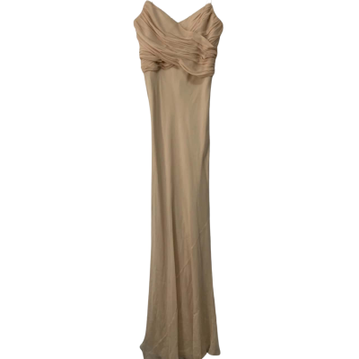 Lisa Ho Silk  Size 12 Beige dress