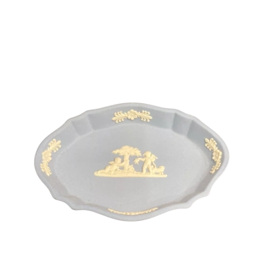 Wedgewood Jasperware Blue Trinket Dish
