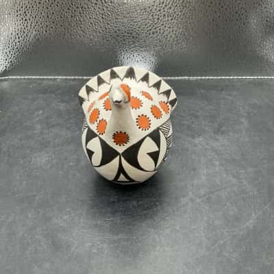Acoma Pueblo Polychrome Turkey Figurine 