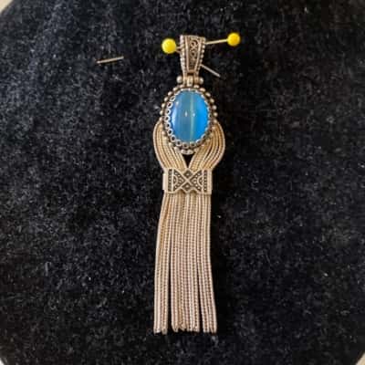  Womens Pendant Blue / Silver 925