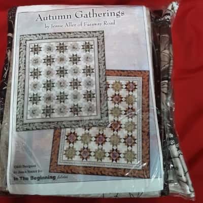 Autumn gatherings by Jessie Allo of Fairway Road designs full quilt project