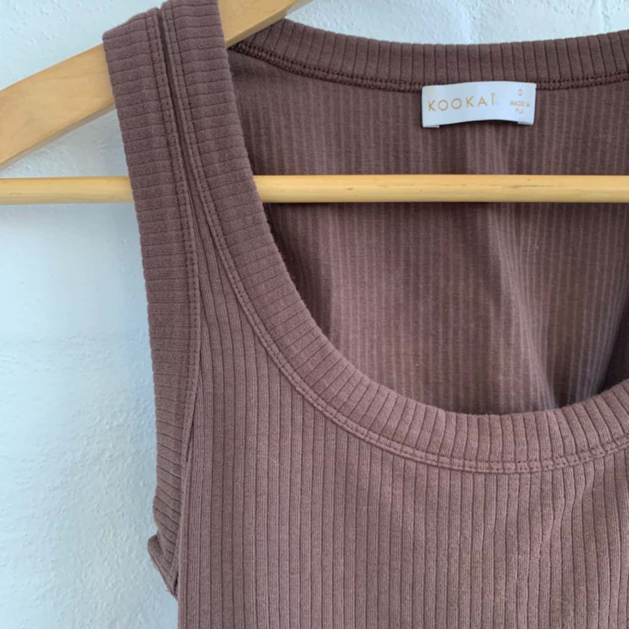 Small Singlets Kookai Small Brown Singlet (s) - New Without Tags | Salvos Stores