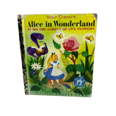 Alice in Wonderland find the garden of live flowers 1973 editions