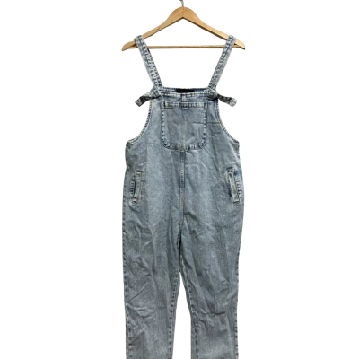 Decjuba Womens, Size S, blue jeans overalls 
