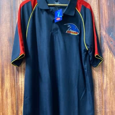AFL  Adelaide Crows  Size XL Navy Blue polo shirt new 