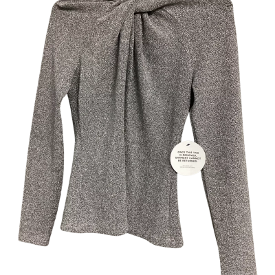 Sheike Womens  Size 10 Long Sleeve Top Silver 