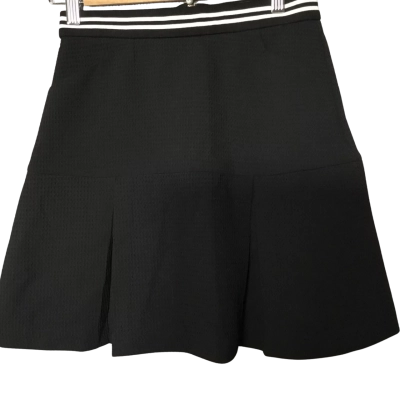 Oxford Womens  Size 6 Midi Skirt Black  
