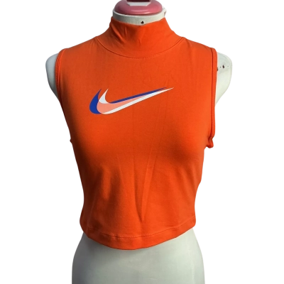 Nike Womens  Size S Cropped Top Orange 