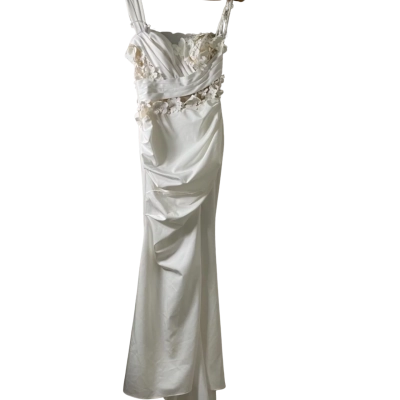 Tina Holly Womens  Size 10 Bridal Dress White 