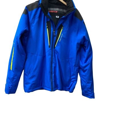  Mens Obermeyer Size M ski jacket Hoodie Blue 