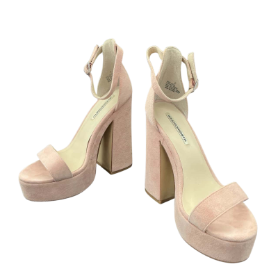 Windsor Smith Womens  Size 7 Suede Platform Heels Pink  