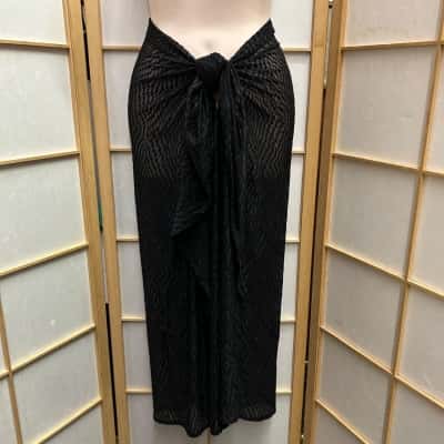 New With Tags SKARONG Women’s  Size M ECO Mesh Midi Skirt Black   RRP: $109.00  