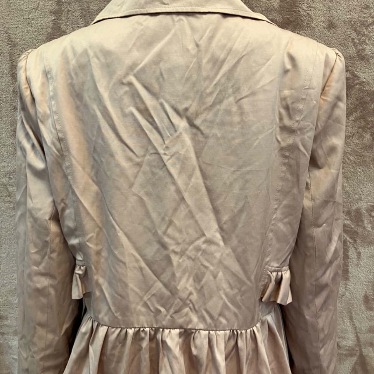 Savida Shell Button Savida Women's Button Up / Elasticated Bottom Winter Coat Pink Size 16