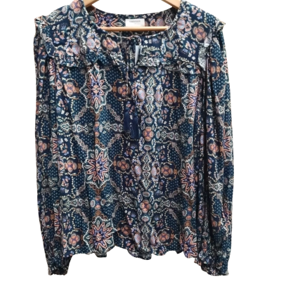 New With Tags SUSSAN Long Sleeve Boho Style Top in Size 14  ORRP $89.95