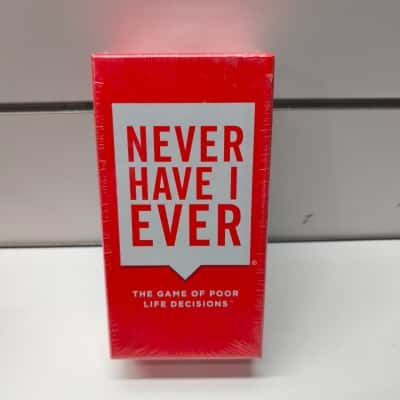 Never Have I Ever - The Game of Poor Life Decisions Adult Party Card Game (Brand New & Sealed)