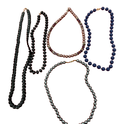 X5 Women’s Assorted Bead necklaces - COSTUME 