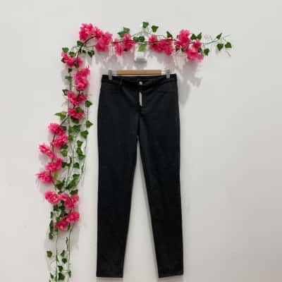 Portmans Womens Stretch Pants Size L Grey 