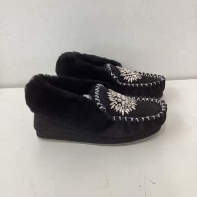 NEW - UGG Sada Diamantie Slipper Black - Size EU 40