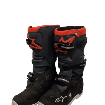  Alphinestars Motorcross Kids  Size 5 Shoes Black  / Orange 