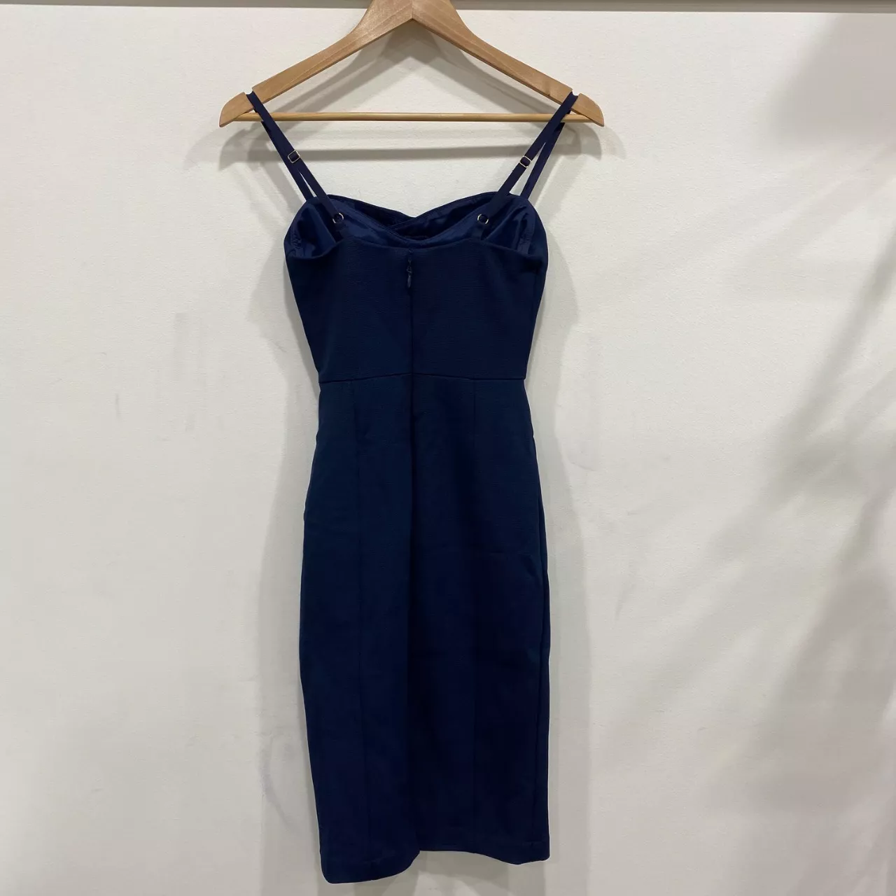 Kookai Womens Size 34 Bodycon Dress Navy Blue (s) - Used Very Good