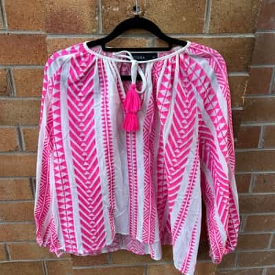Decjuba Womens  Size S Pattern / Pink  / White 