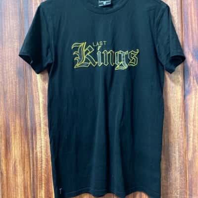  Last Kings   Size S Black  / Gold t shirt 