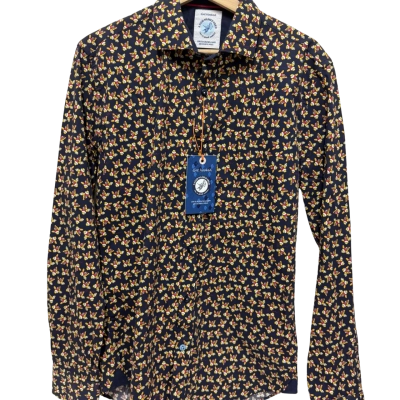  A Fish Named Fred Mens Long Sleeve Button Up Shirt 