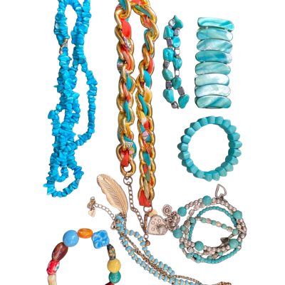  Womens Bracelets / Necklaces Blue 
