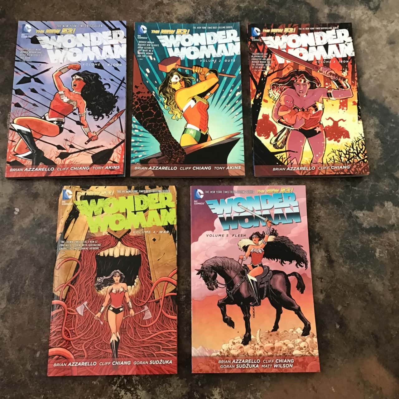 DC Comics The New 52 “Wonder Woman” (Volumes 1-5)(s)