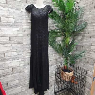  Jadore Womens  Size 6 Bodycon Dress / Cocktail Dress / Maxi Dress Black  