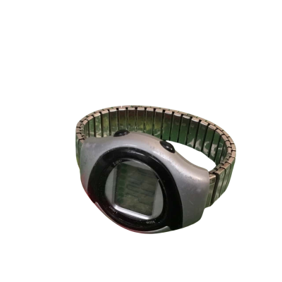  Unisex Silver Tone Grind Industries Digital Watch Working