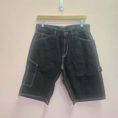 Volcom Mens Black  Denim Short