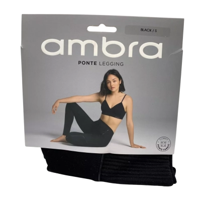 Ambra Womens Black Ponte Leggings Size S RRP$49.99 HTH2