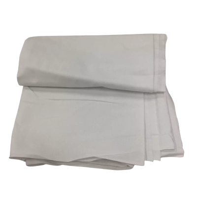 White Cotton Fabric 110 x 230 cm                (F1)