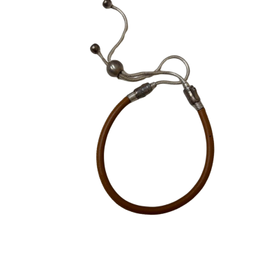 Pandora Tan Sliding Leather Bracelet