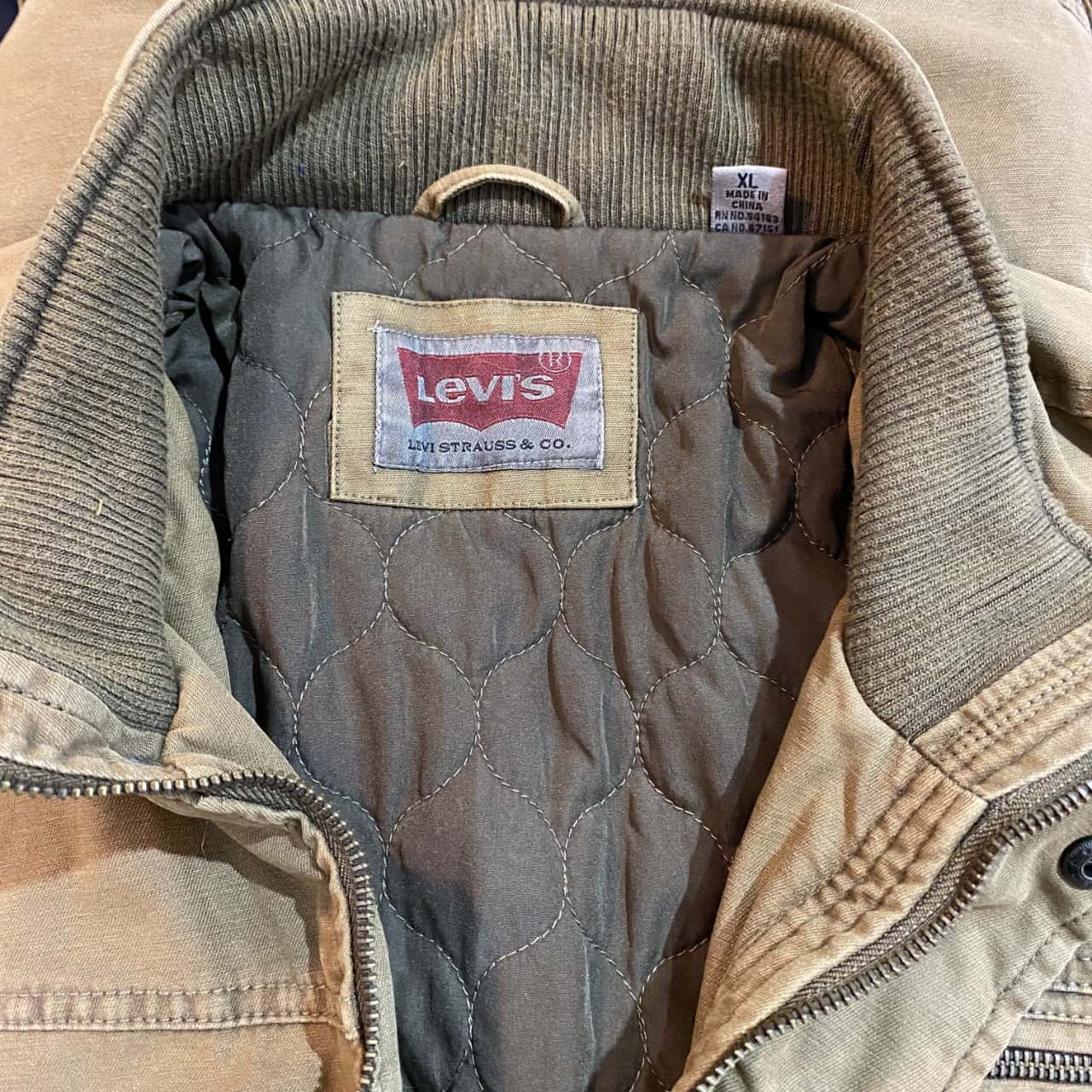Levi's Mens Size XL Parkas / Winter Coat / Winter Jacket Green / Khaki (s)