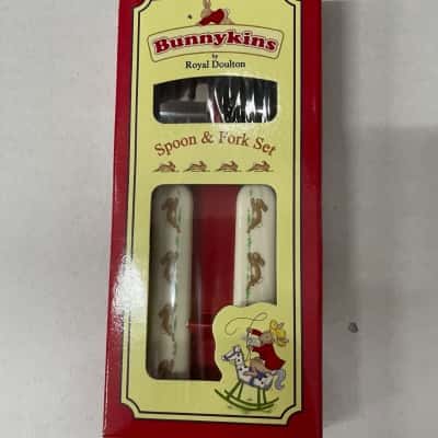 Royal Doulton Bunnykins Spoon & Fork Set