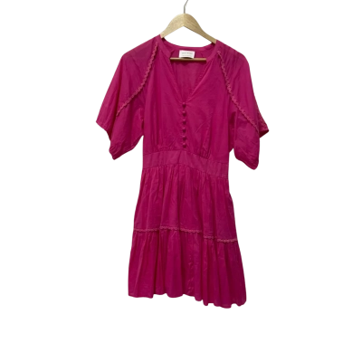  Iris Maxi Womens  Size 10 Midi Dress Pink  