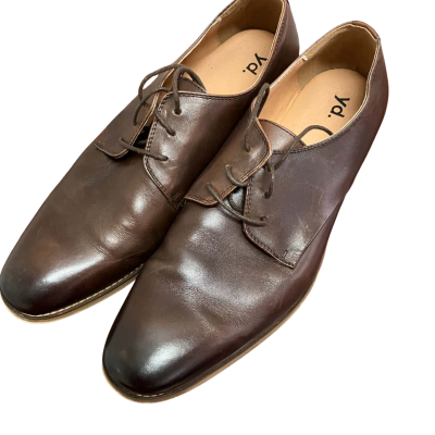 Yd. Mens  Size 9 Brown Leather Dress Shoes Excellent condition