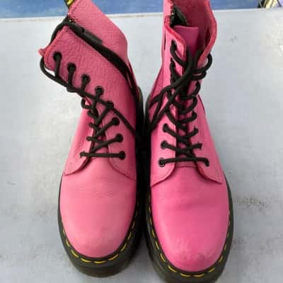 Dr Martens Pink Jadon Size 7 Boots 