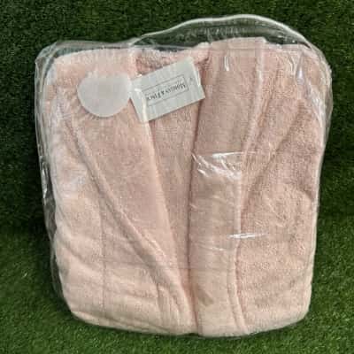 Morgan & Finch Como Soft Pink Egyptian Robe Size M/L (New)
