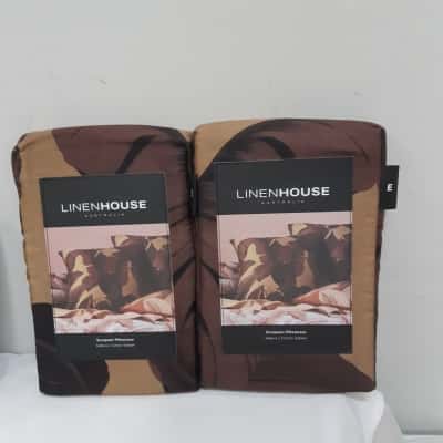 Two Linenhouse Kalena European Pillowcases