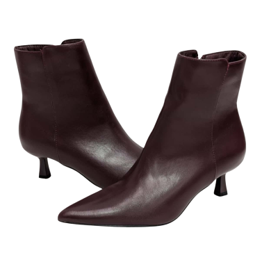 Tokito Womens Maroon Heeled Boot