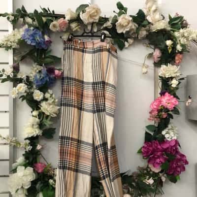 Cable Melbourne Size 10 Checked Trousers 