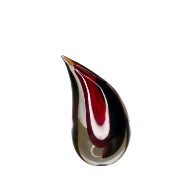 Teardrop Vase. Hand blown glass. 